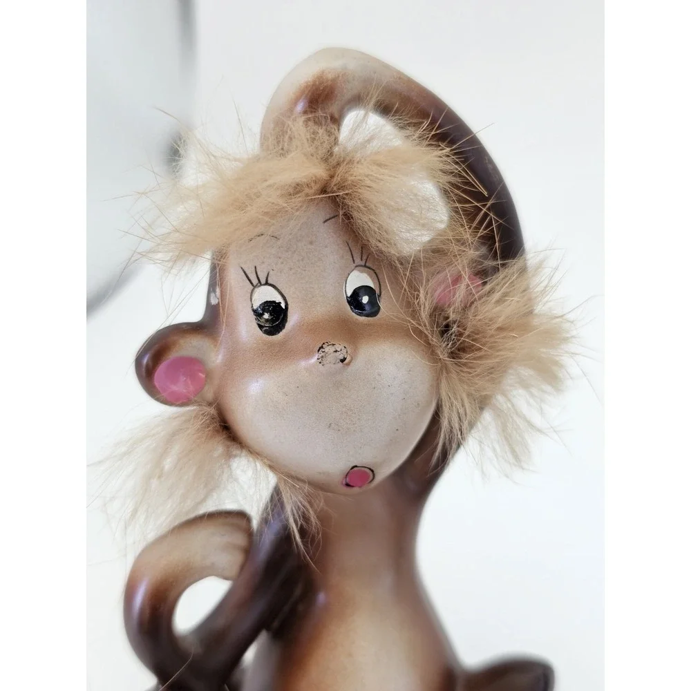 Vintage Norcrest Japan Monkey Salt & Pepper Shakers‎ Anthropomorphic H561 w/Tags